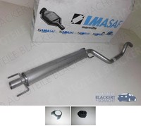 Imasaf Auspuff Msd, für Opel Zafira 2.0 DTI 16V/2.2 DTI 16V 74/92KW Steckv.