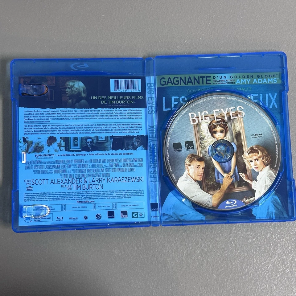 Blu-ray фильм с большими глазами Эми Адамс Кристоф Вальс Кристен Риттер Дэнни Хьюстон Уп - Изображение 3 из 3