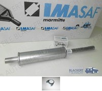 Imasaf Auspuff Mitteltopf für VW Golf 3 + Cabrio + Variant + Vento 1.4-1.8/1.9D