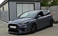 Maxton Design Frontlippe V.2 Passend FüR Ford Focus RS Mk3 Schwarz Hochglanz