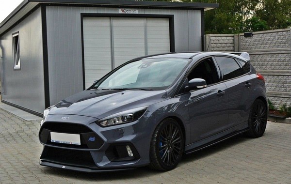 Maxton Design Frontlippe V.2 Passend FüR Ford Focus RS Mk3 Schwarz Hochglanz-image