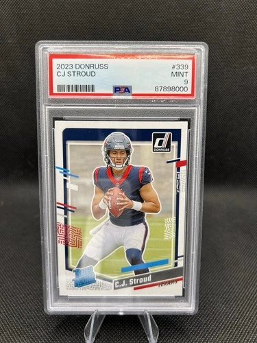 2023 Panini Donruss Football - Texans C.J. Stroud #339 (RC) PSA 9