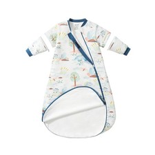 Baby Sleep Sack 6-12 Months, Cotton Detachable Long Sleeve Sleep Sack, 1.0 To...
