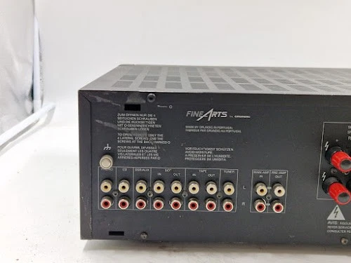 FINEARTS Von Grundig Verstärker - Für Teile, Nicht Funktionierend, 220-250V - Bild 4 von 4