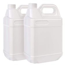 1 Gallon Clear Plastic Water Jugs with Lids Storage Containers