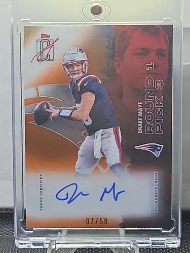 2025 Topps Signature Drake Maye Veteran Class Autographs (RAW)