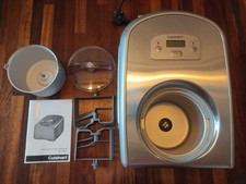 Cuisinart ICE100BCU Macchina Professionale per Gelato, Yogurt Congelato e Sorbetto