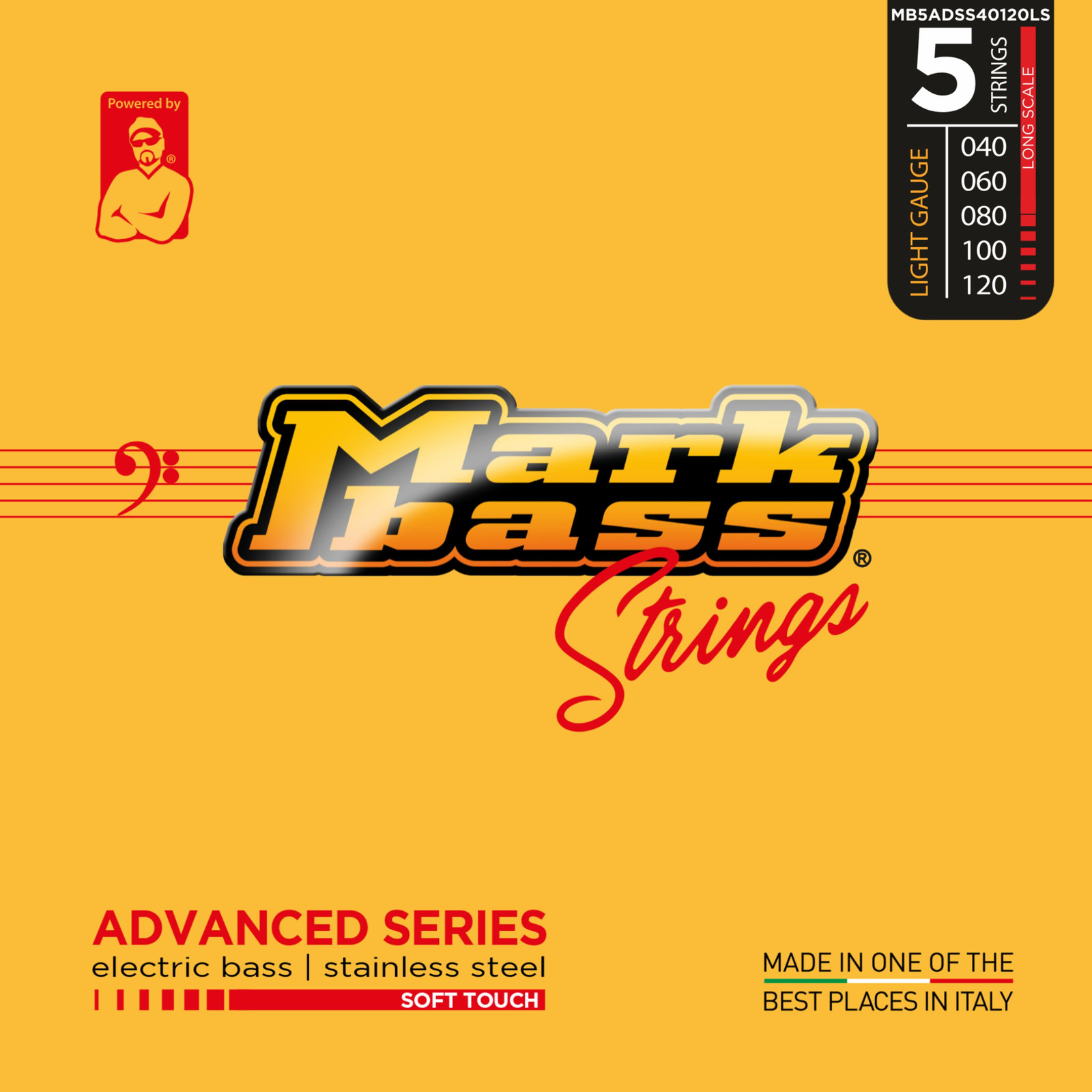 Струны Markbass Advanced Series 5s 40-120 - Saitensatz für 5-Для электронных бас-гитар