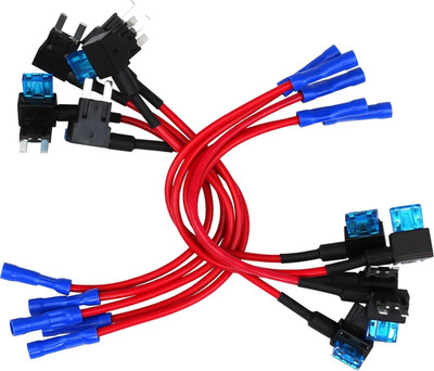 10 Pack -  12V Car Add-A-Circuit Fuse TAP Adapter Mini ATM APM Blade Fuse Holder