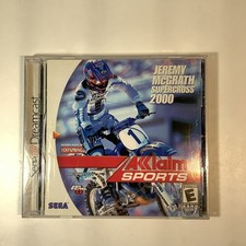 Jeremy McGrath Supercross 2000 (Sega Dreamcast 1999) CIB Compete Tested & Works