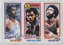 1980-81 Topps Checklist/All-Star Calvin Natt Joe Bryant Kareem Abdul-Jabbar 0u2j