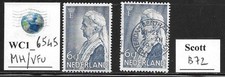 WC1_6545. NETHERLANDS. 1934 semi-postal stamp. Scott B72. MH & Used