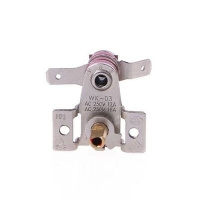 AC 250V 10A 16A Adjustable 90 Celsius Switch Bimetallic Heating Thermostat BL