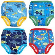 MooMoo Baby Cotton Training Underwear for Boys and Girs 2T-6T,4pk  Absorbent...