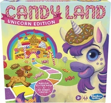 Hasbro Gaming Candy Land Unicorn Edition Preschool Board Game |