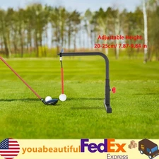 Golf Swing Trainer Aid Training Golf Practice Swing Groover & Hitting Adjustable