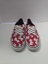 Vans Disney 101 Dalmations Tenis Hombres 6.5 Mujeres 8.0 Patinador Rojo Negro #S8