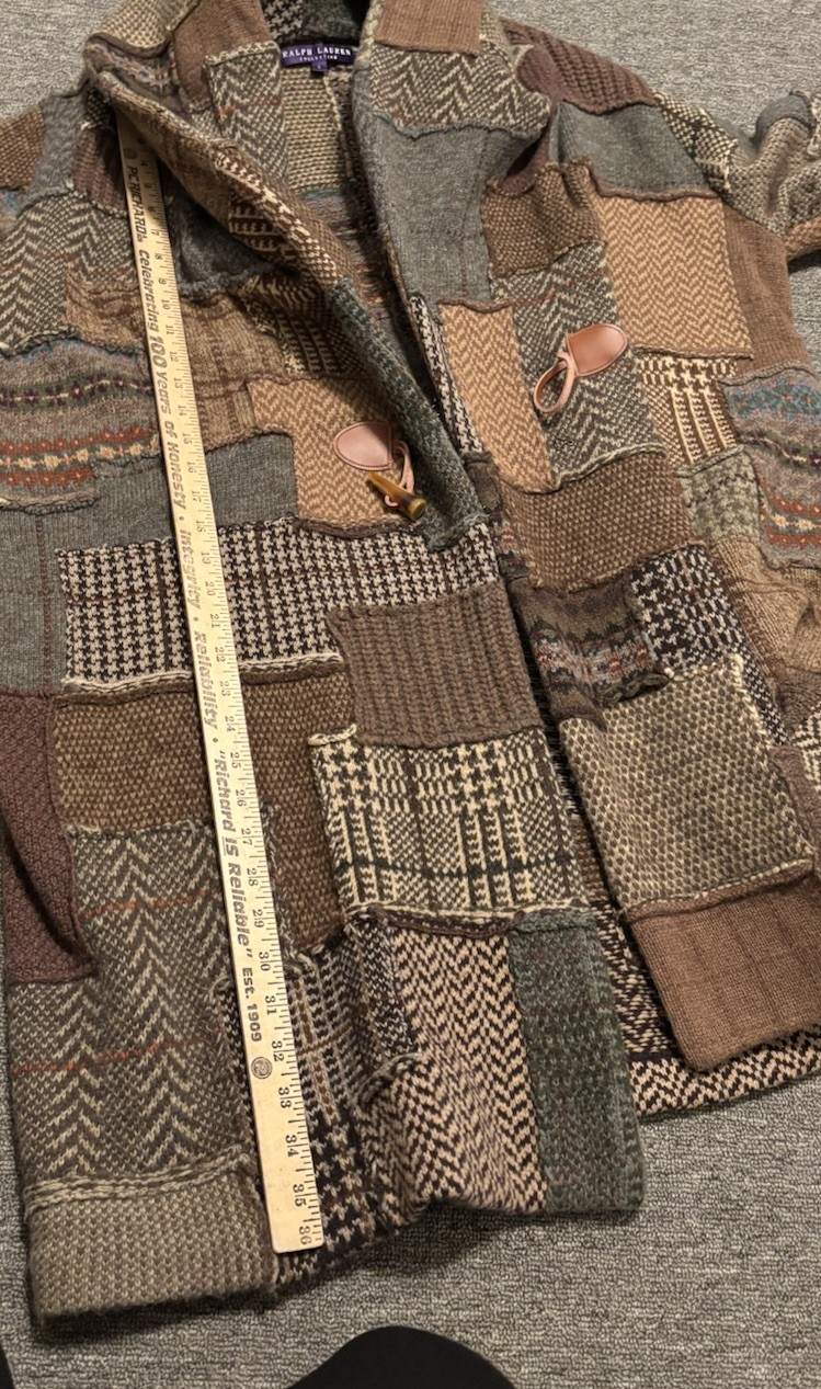 Ralph Lauren Collection Large Patchwork Heavy Swe… - image 14