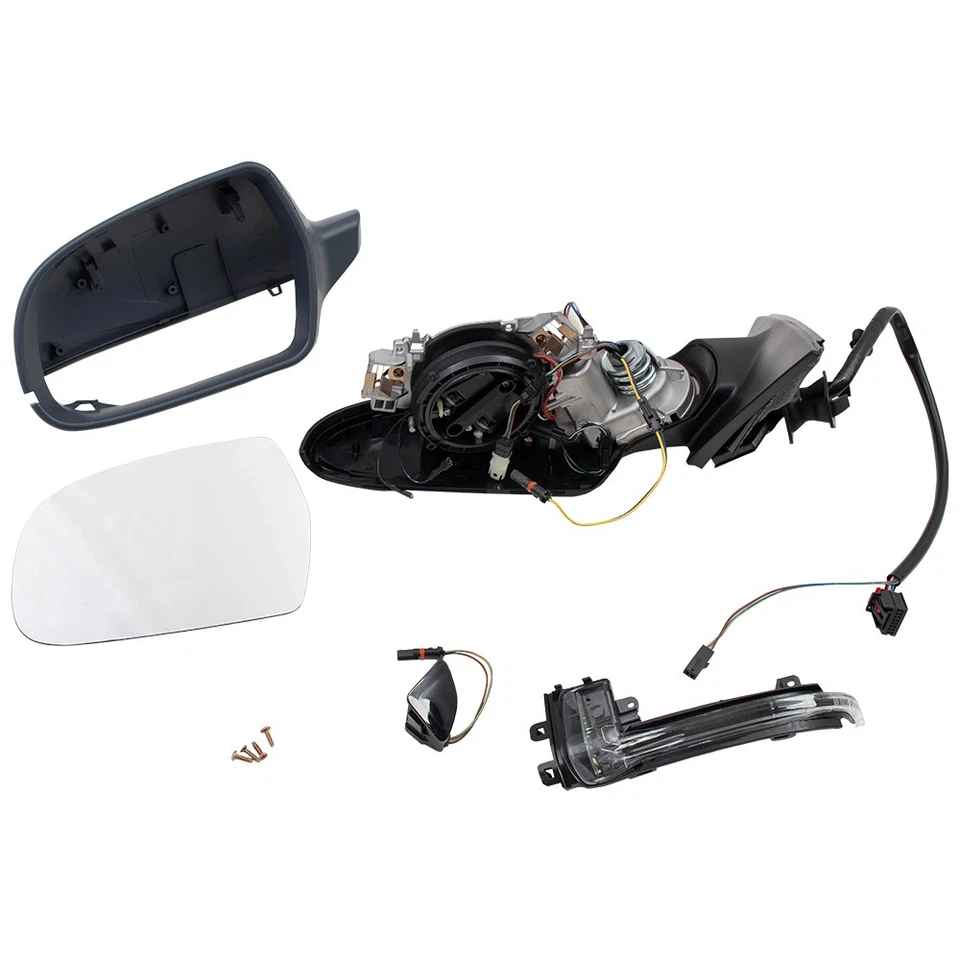 Fits 2012-2016 A4 Power Mirror Turn Signal Indicator Heated Power Fold Left - Изображение 2 из 4