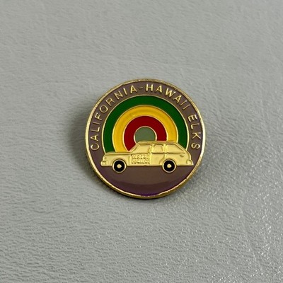 Vintage California Hawaii Elks Major Project 1  Lapel Pinback Pin Clasp