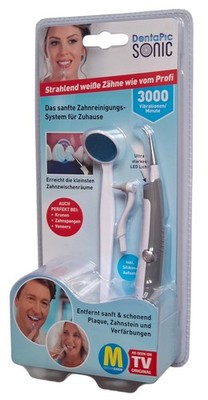DentaPic Sonic Zahnreinigungssystem für Zuhause inkl. Silikonaufsatz
