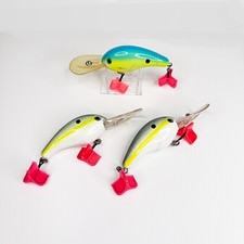Strike King 10xd Deep Diving Crankbait Assortment 3 Total Gently Used