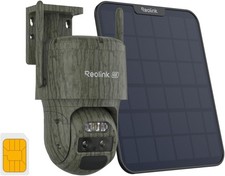 4K 4G LTE Cellular Security Camera Outdoor Wireless with SIM Card, Battery Power