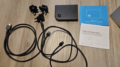 Steam Link Model 1003 Game Streaming Accessory Power Cable and HDMI