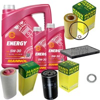 MANN-FILTER Inspektionspaket 7L Mannol Energy 5W-30 FüR Rover 75 2.0 CDT
