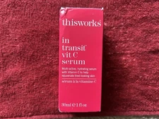 This Works In Transit Vitamin C Serum with Hyaluronic Acid - New
