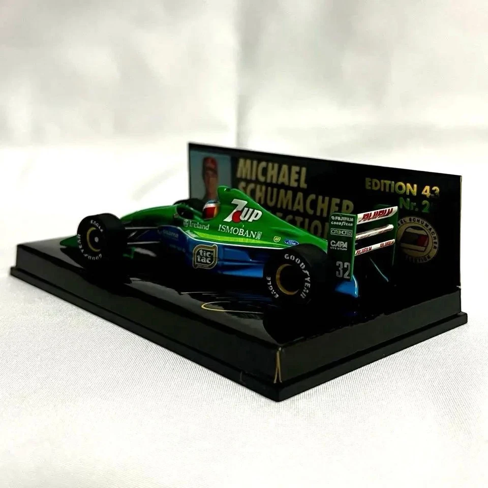 Minichamps 1/43 Jordan F191 F1 Car Michael Schumacher 1991 pressofuso da... - Immagine 3 di 4