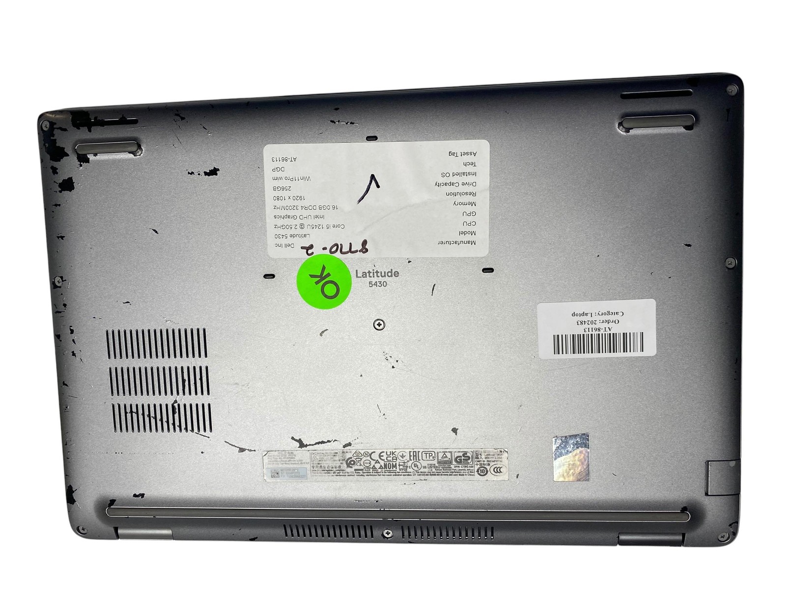 Dell Latitude 5430, 14-Inch Laptop, with intel core i5-1245U, Windows 11 Pro