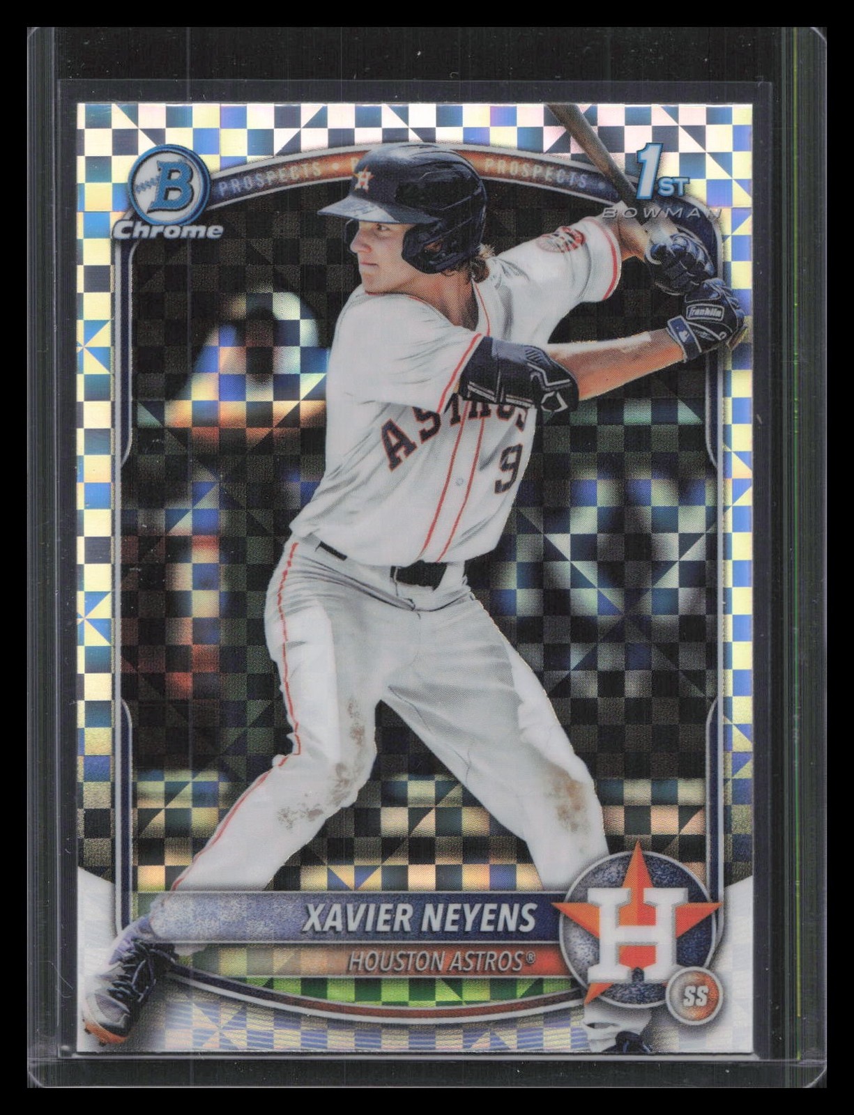 Xavier Neyens 2025 Bowman Draft #BDC-2 Chrome X-Fractor