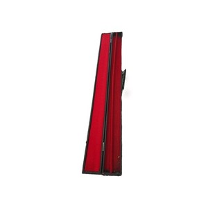 RARE VINTAGE RETRO Billiard Pool Cue CARRYING Case Wood Red Felt Storage 8 Ball