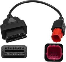 OBD2 OBDII 6 Pin 6Pin to 16Pin Motorrad OBD Motorcycle OBD Diagnostic Cable Fit