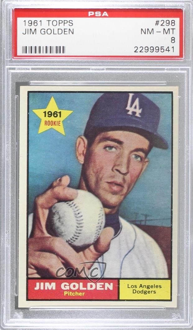 1961 Topps TOPPS #298 Jim Golden front