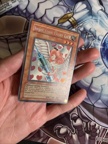 (A3) Yu-Gi-Oh! Injection Fairy Lily 1st Edition Secret Rare LOD-100 MP - Picture 3 of 24
