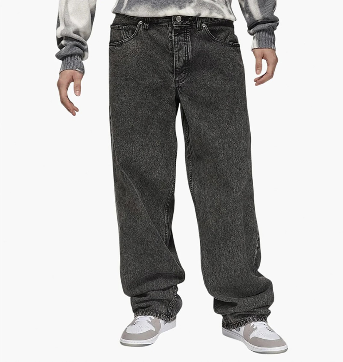 NIKE JORDAN DENIM PANTS SIZE 36 Loose Fit (HF9291 010) WASHED