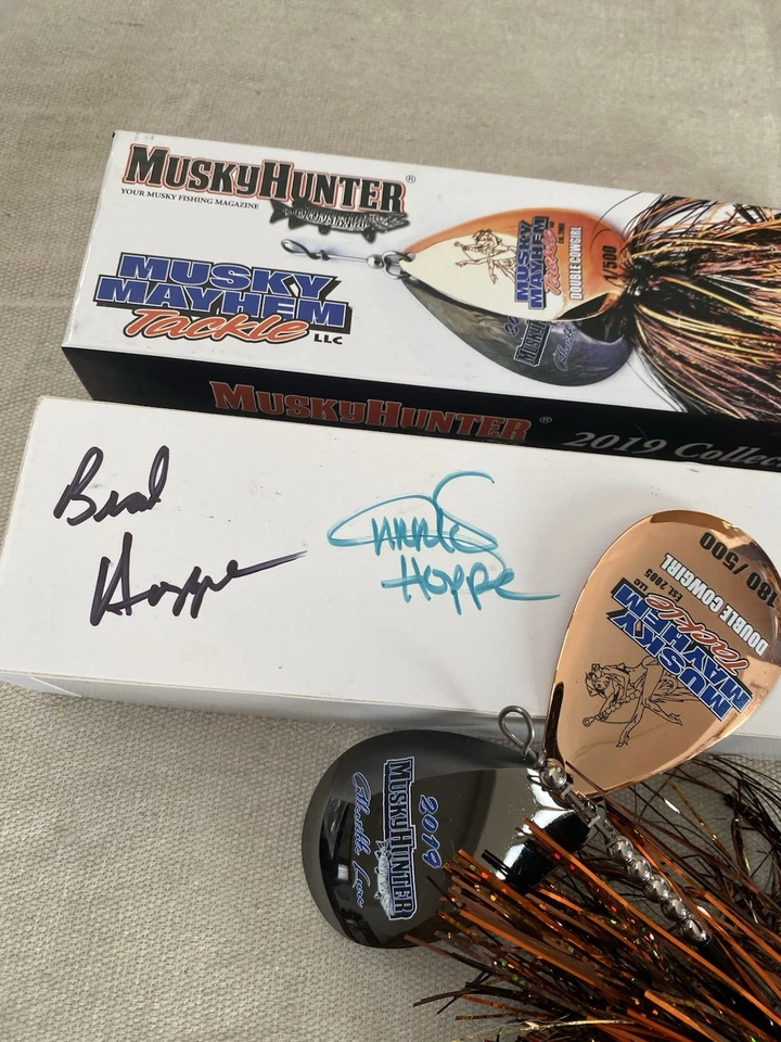 Señuelo coleccionable Musky Hunter Magazine 2019 Musky Mayhem Tackle 180 de 500 Foto 3 de 3