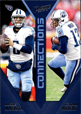 2017 Panini Prestige #5 Marcus Mariota / Kendall Wright Connections