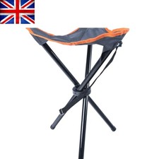Lightweight Portable Tripod Chair with Comfortable Fabric Seat for Camping