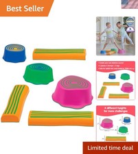 Sensory Play 6-Piece Stump and Log Obstacle Course - Indoor  Outdoor Adventures