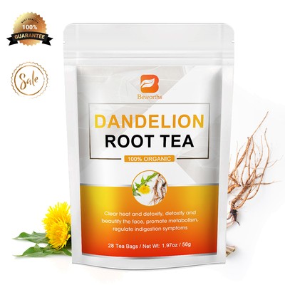 Dandelion Root Tea Bags Organic Tea Bags Support Liver Digestion Health 28Counts