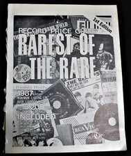 FRED HEGGENESS' RARE RECORD PRICE GUIDE PUBLICATION 1987 1st EDITION VINTAGE