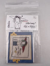 Twisted Threads Listen Honey Lifes A Stitch Emerson Cross Stitch Chart & Cloth