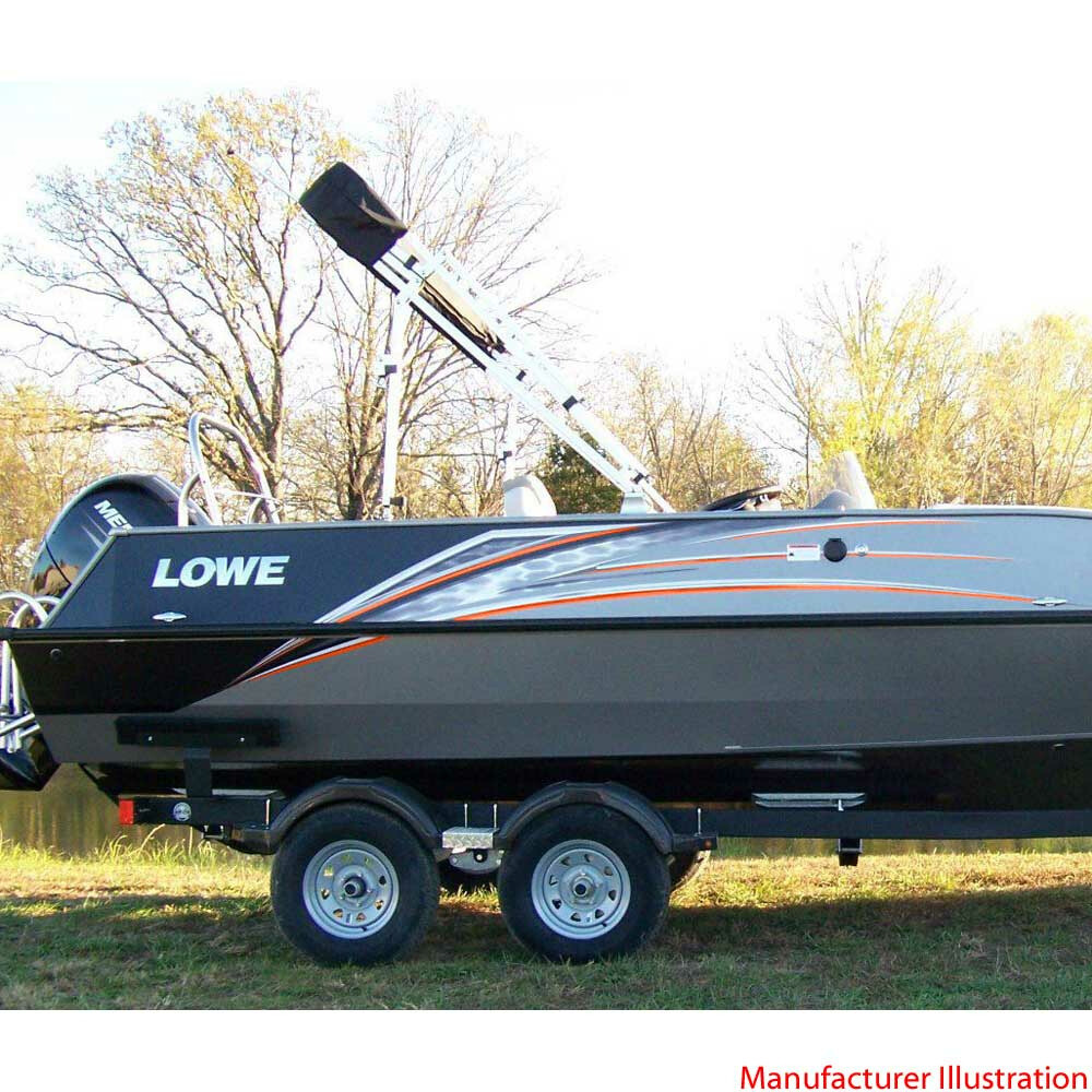 Lowe Boat Graphic Decal Stickers 2249157 | SD 224 Black Orange (Set of ...