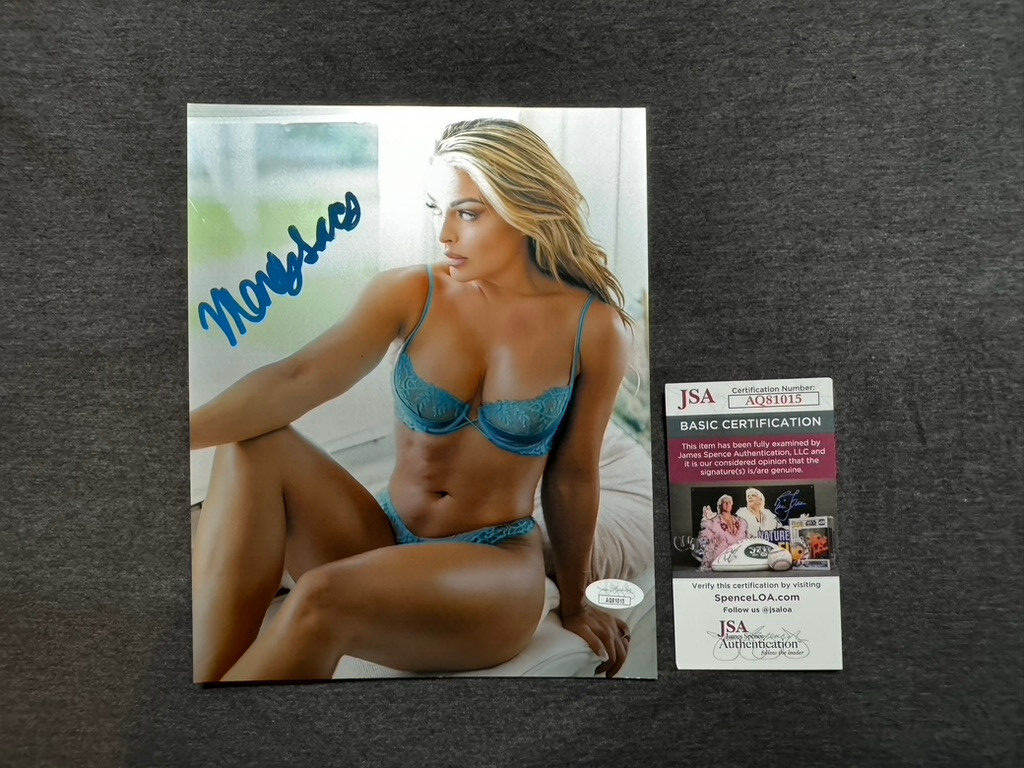 MANDY ROSE Autographed Autograph Auto Signed 8x10 Metallic Photo