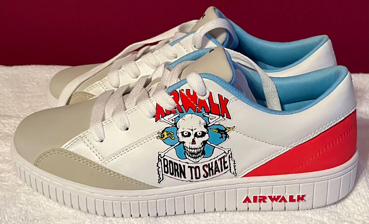 Canvas Shoes Airwalk Skull Shoes New Mens Airwalk Born To Skate