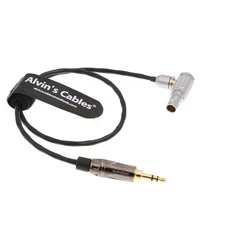 Red Komodo Timecode Cable Tentacle Sync 3.5mm TRS to EXT 9 Pin Male Right Angle