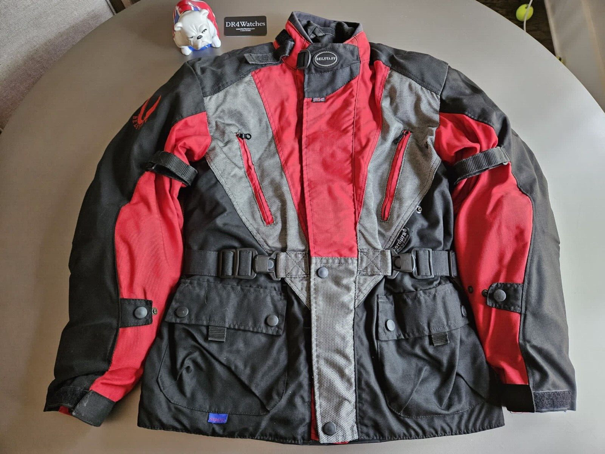 Belstaff Red & Black Vintage Touring Jacket; S / M 38-40; Cordura